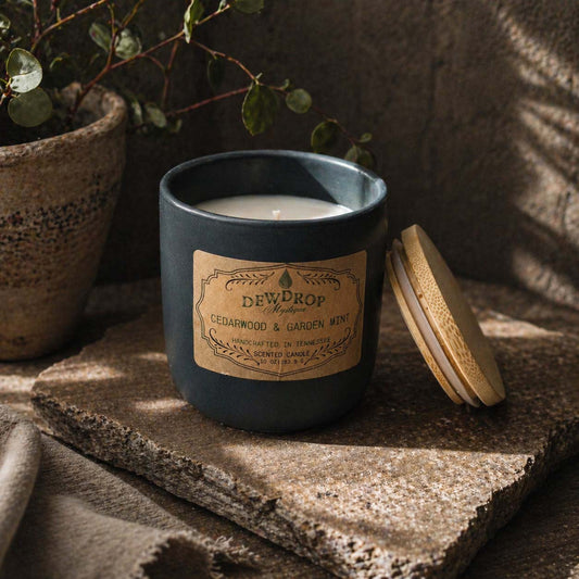 Cedarwood & Garden Mint 10oz Candle